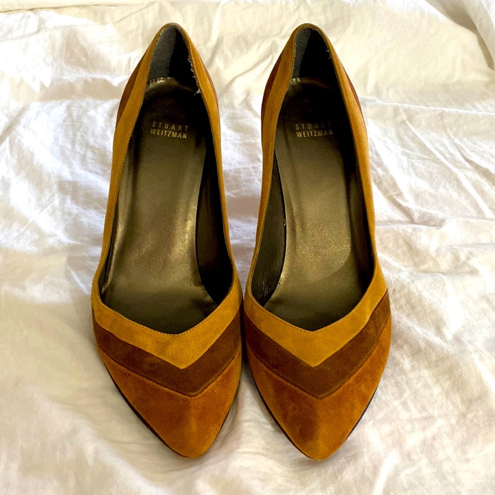 Stuart Weitzman Brown Suede heels